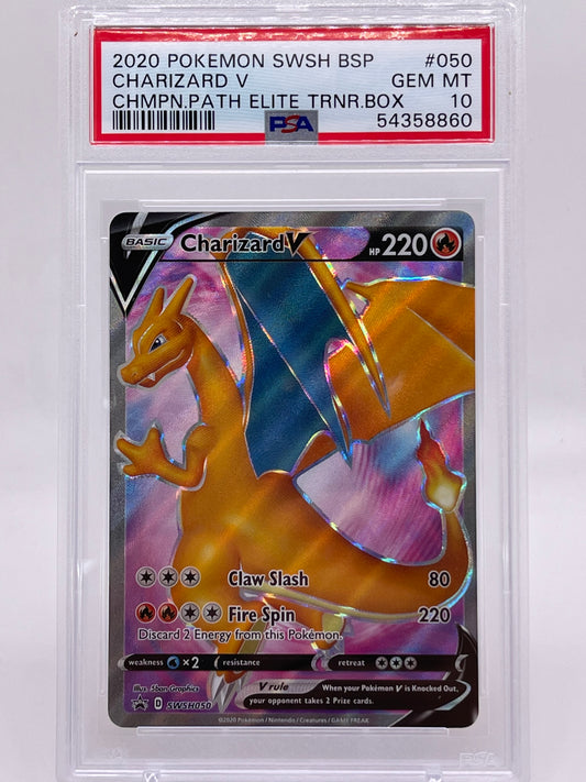 Pokemon TCG: Champion Path #050 Charizard V PSA 10