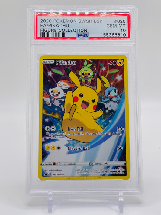Pokemon TCG: Pikachu Figure Collection Promo PSA 10