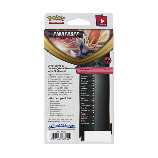 Pokémon TCG: Sword & Shield - Cinderace Theme Deck