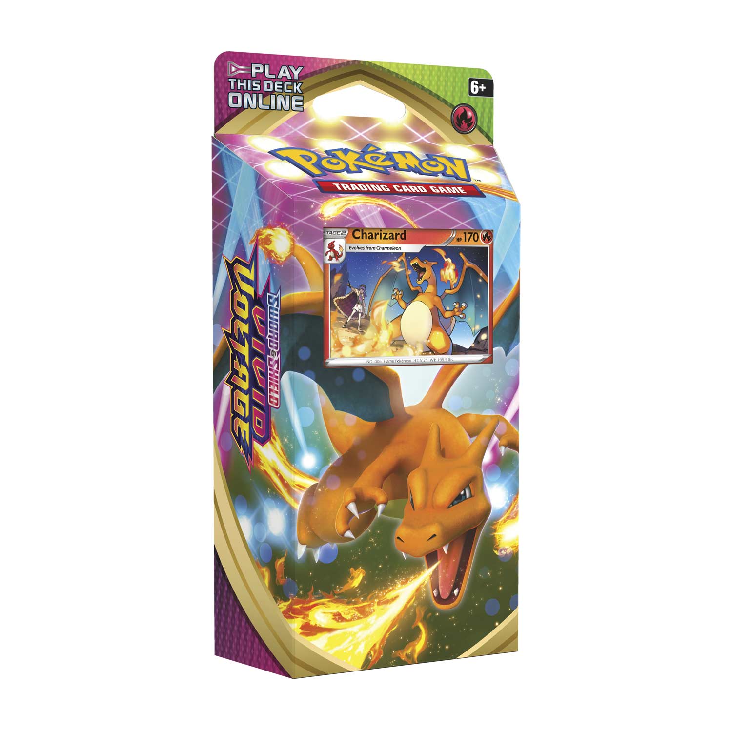 Pokmon TCG: Sword & Shield - Vivid Voltage Charizard Theme Deck T'z Toys & Games Pokmon TCG: Sword & Shield - Vivid Voltage Charizard Theme Deck T'z Toys & Games