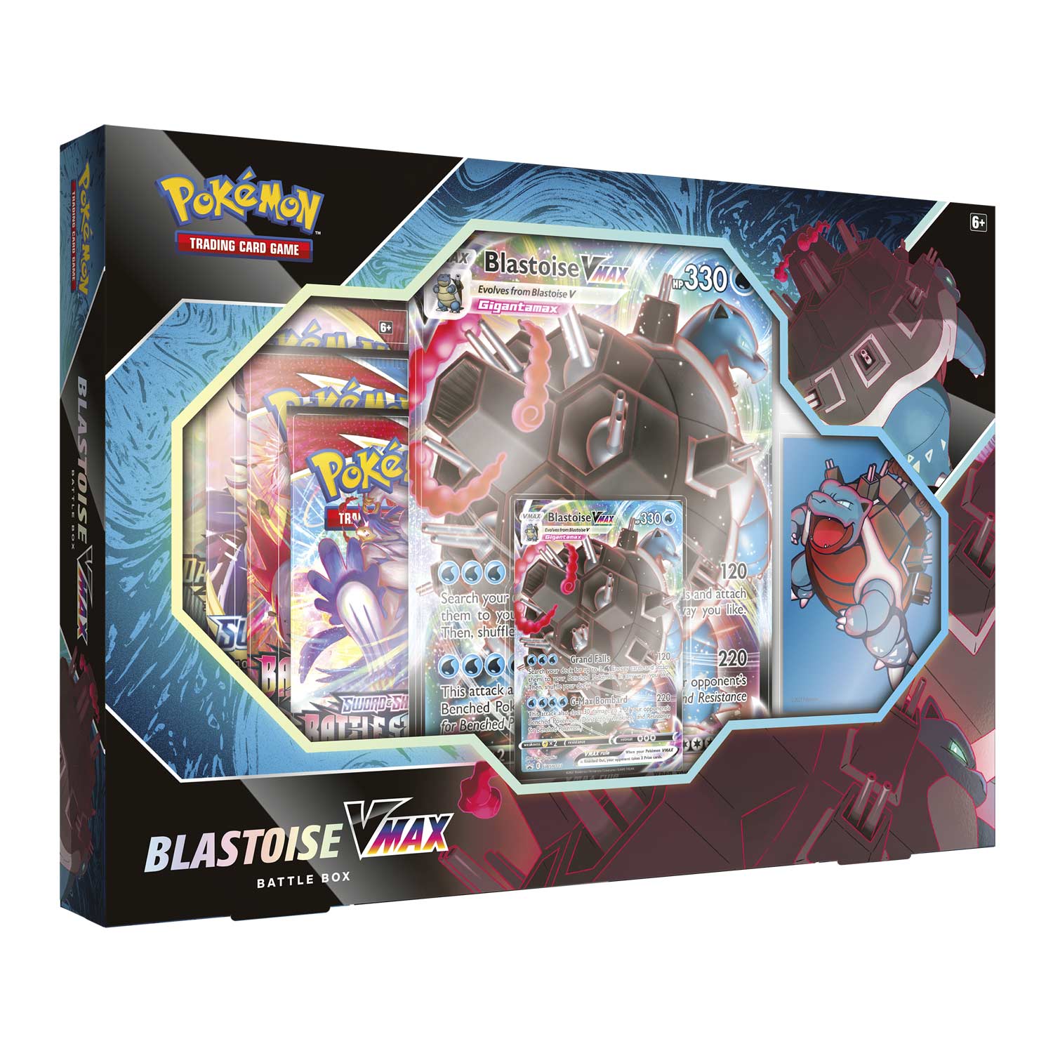 Pokmon TCG: Blastoise VMAX Battle Box T'z Toys & Games Pokmon TCG: Blastoise VMAX Battle Box T'z Toys & Games