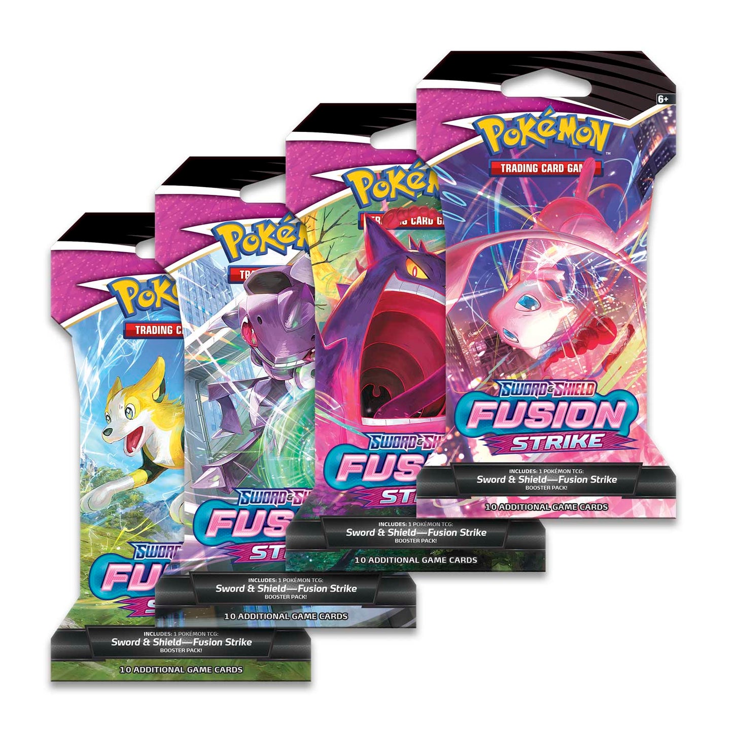 Pokemon TCG: Sword & Shield - Fusion Strike Sleeved Booster Pack (10 Cards)