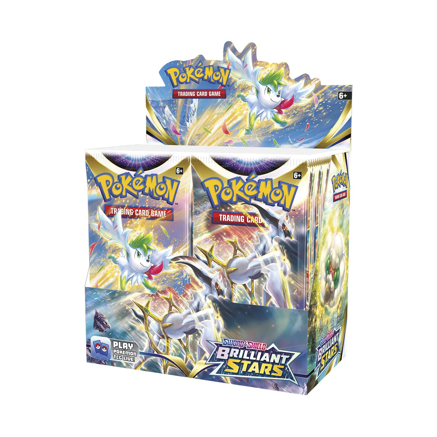 Pokmon TCG: Sword & Shield - Brilliant Stars Booster Display Box (36 T'z Toys & Games Pokmon TCG: Sword & Shield - Brilliant Stars Booster Display Box (36 T'z Toys & Games