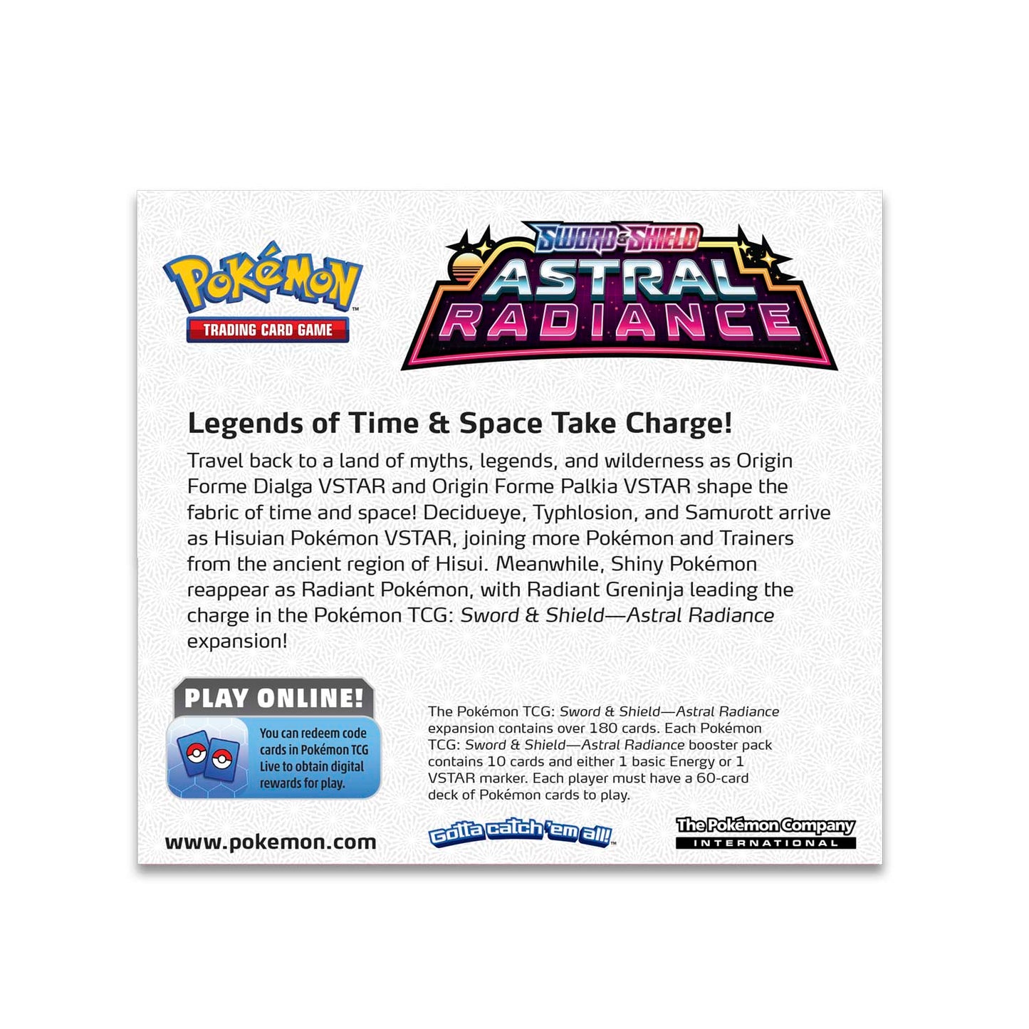 Pokemon TCG: Sword & Shield - Astral Radiance Booster Box (36 Packs)