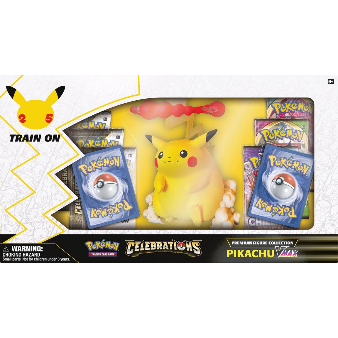 Pokemon TCG: Celebratinos Premium Figure Collection Pikachu VMAX T'z Toys & Games Pokemon TCG: Celebratinos Premium Figure Collection Pikachu VMAX T'z Toys & Games