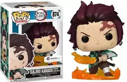 Funko Pop:: Tanjiro Kamado: Hinokami Kagura Dance 874 (Galactic Toys Exclusive)