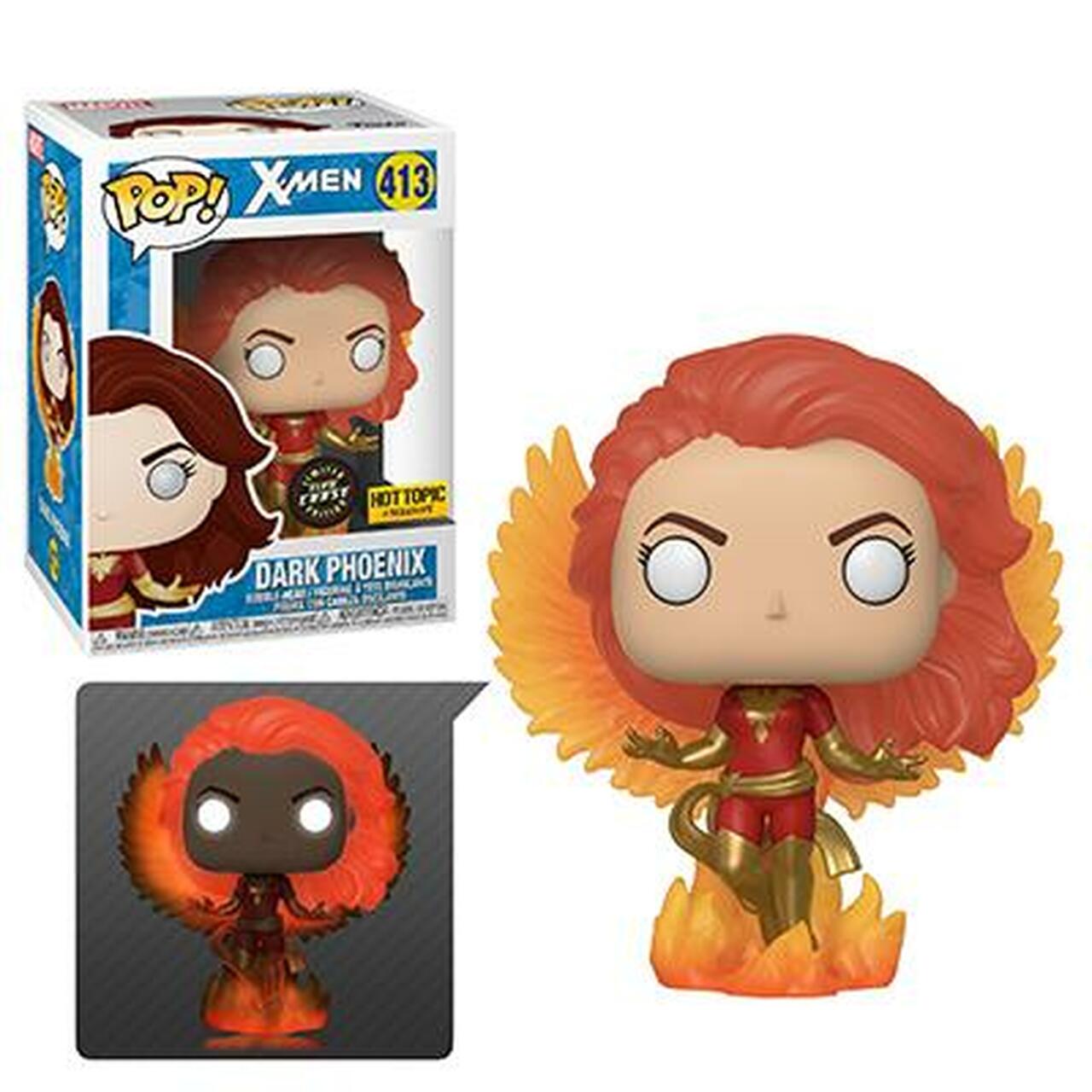 Funko Pop: Dark Phoenix 413 (Chase, Glow in the Dark, Hot Topic Exclusive)