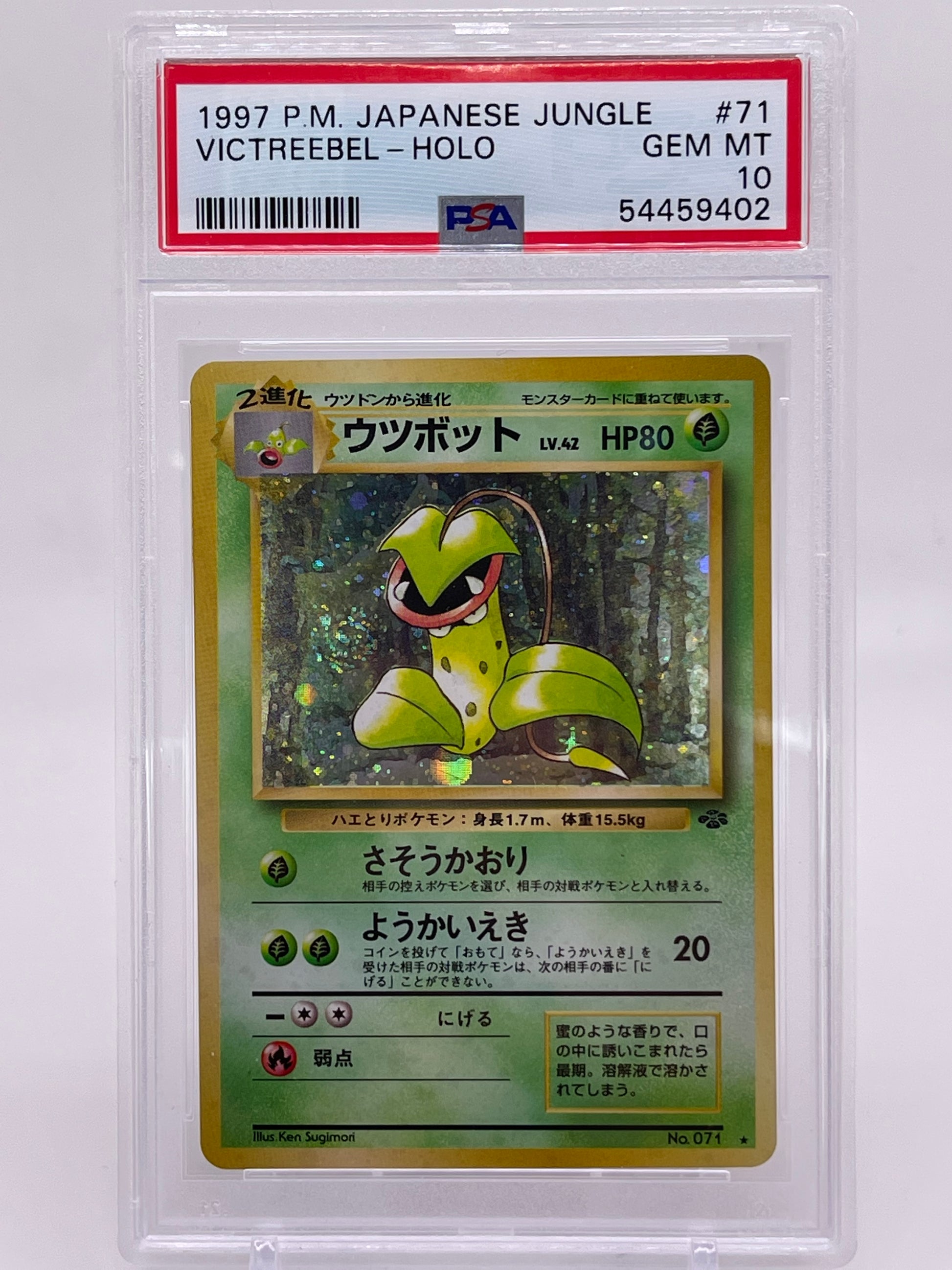 Pokemon TCG : Japanese Victreebel PSA 10 T'z Toys & Games Pokemon TCG : Japanese Victreebel PSA 10 T'z Toys & Games
