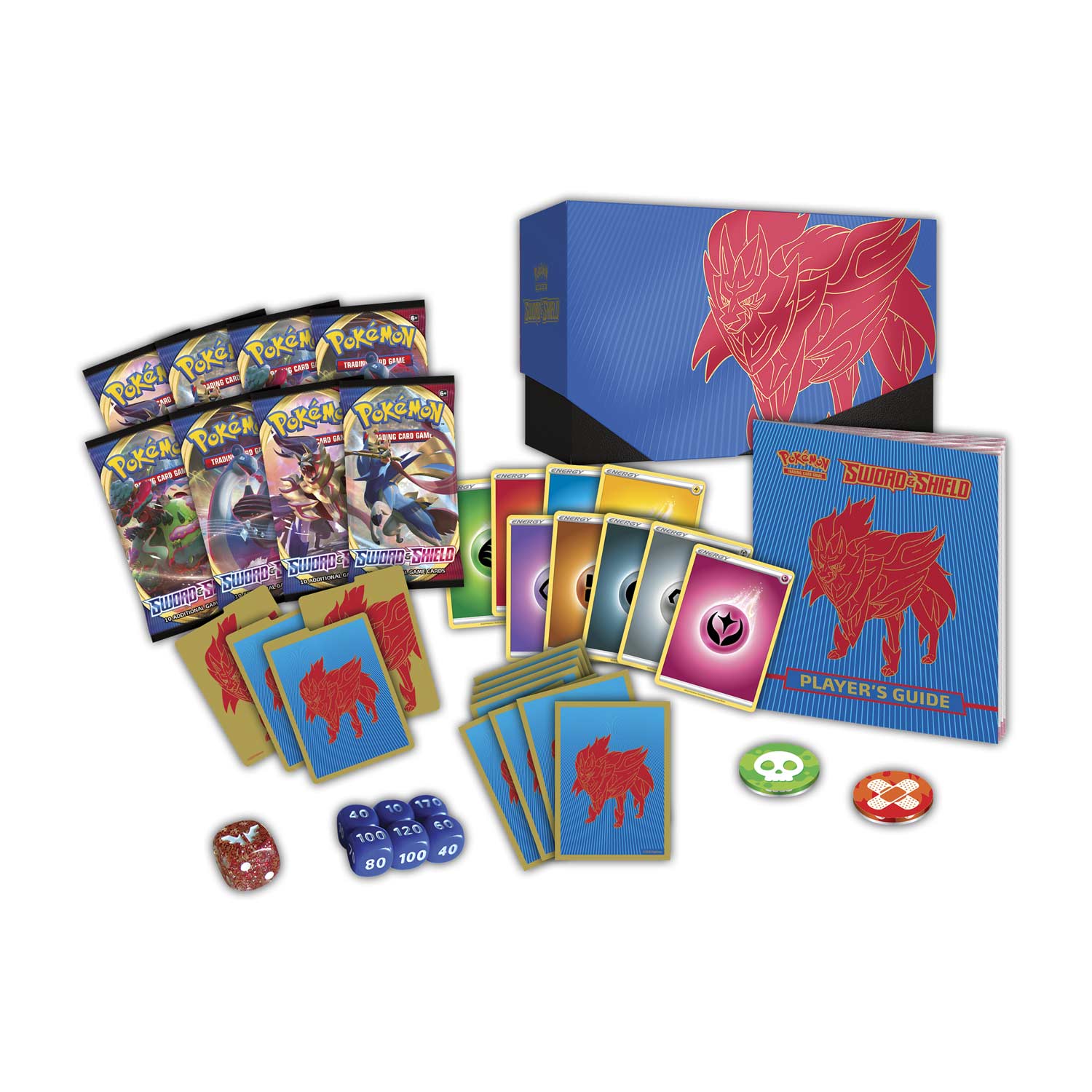 Pokmon TCG: Sword & Shield Elite Trainer Box (Zamazenta) T'z Toys & Games Pokmon TCG: Sword & Shield Elite Trainer Box (Zamazenta) T'z Toys & Games