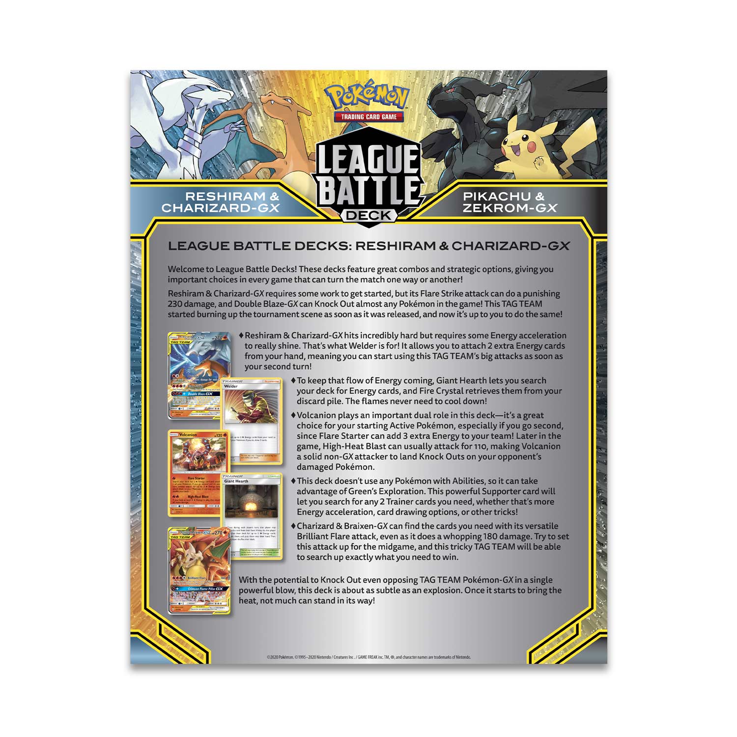 Pokmon TCG: Reshiram & Charizard-GX League Battle Deck T'z Toys & Games Pokmon TCG: Reshiram & Charizard-GX League Battle Deck T'z Toys & Games