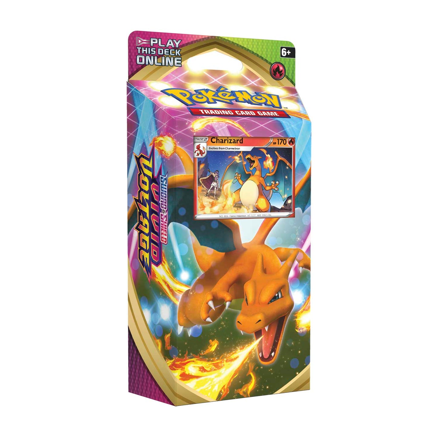 Pokmon TCG: Sword & Shield - Vivid Voltage Charizard Theme Deck T'z Toys & Games Pokmon TCG: Sword & Shield - Vivid Voltage Charizard Theme Deck T'z Toys & Games