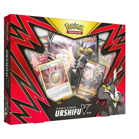 Pokémon TCG: Urshifu V Box - Single or Rapid Strike ( Style May Vary)
