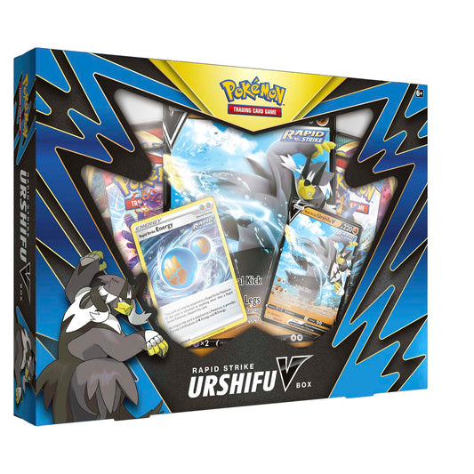 Pokémon TCG: Urshifu V Box - Single or Rapid Strike ( Style May Vary)