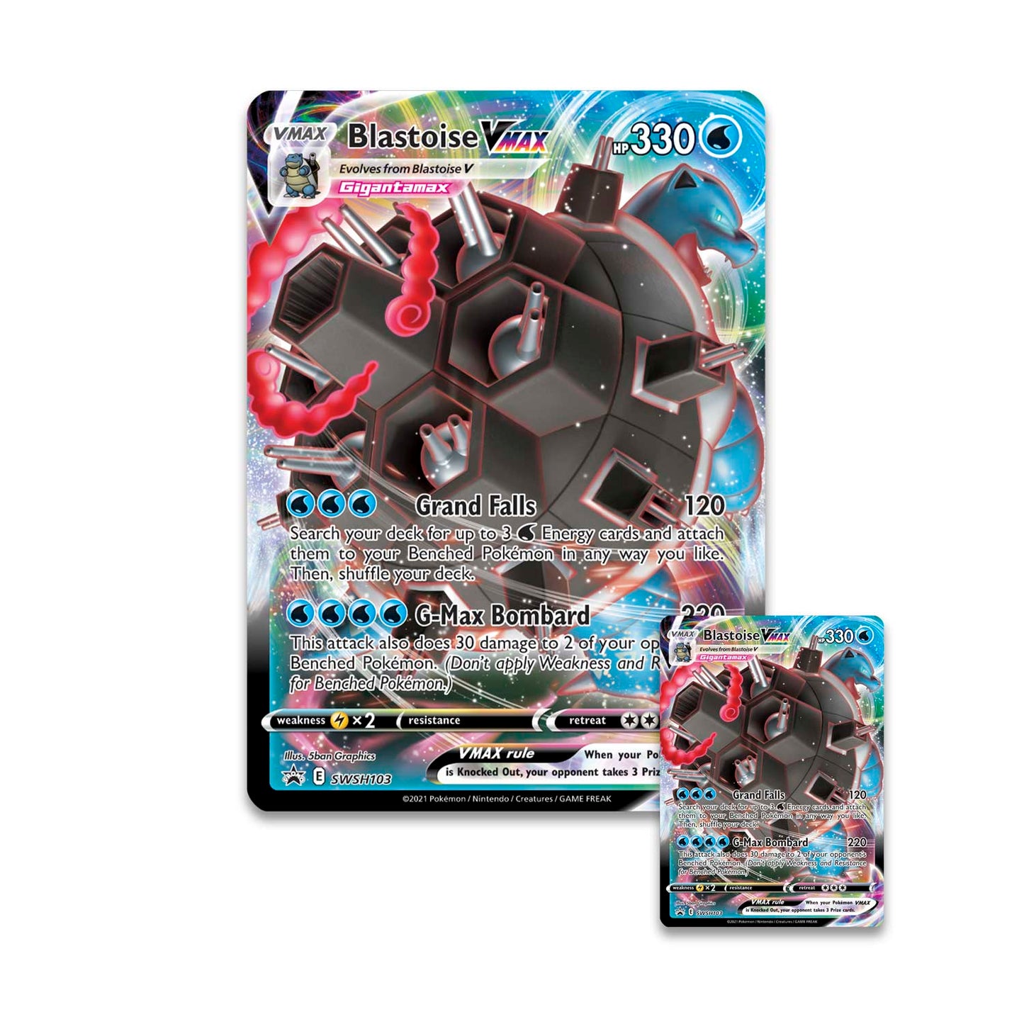 Pokmon TCG: Blastoise VMAX Battle Box T'z Toys & Games Pokmon TCG: Blastoise VMAX Battle Box T'z Toys & Games