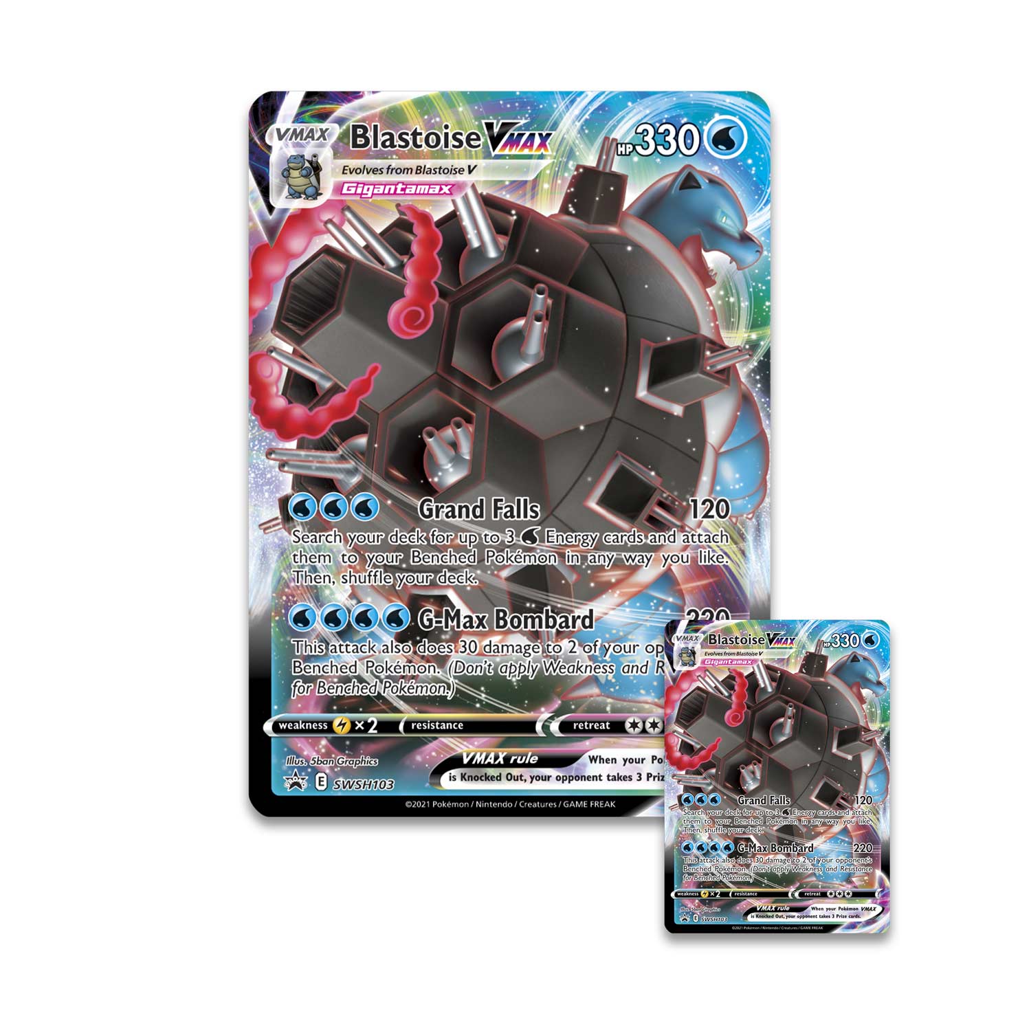 Pokmon TCG: Blastoise VMAX Battle Box T'z Toys & Games Pokmon TCG: Blastoise VMAX Battle Box T'z Toys & Games