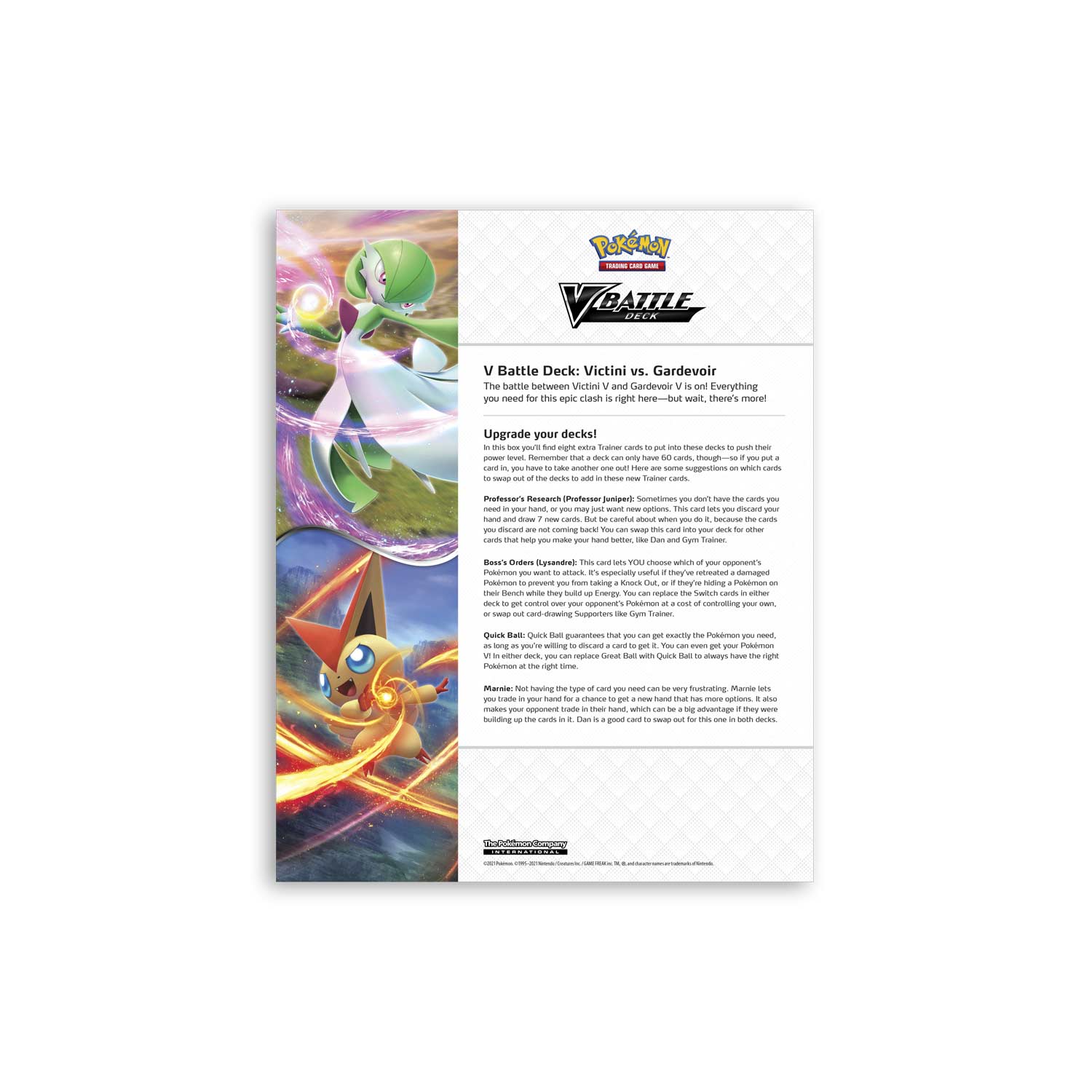 Pokmon TCG: V Battle Deck - Victini vs. Gardevoir T'z Toys & Games Pokmon TCG: V Battle Deck - Victini vs. Gardevoir T'z Toys & Games