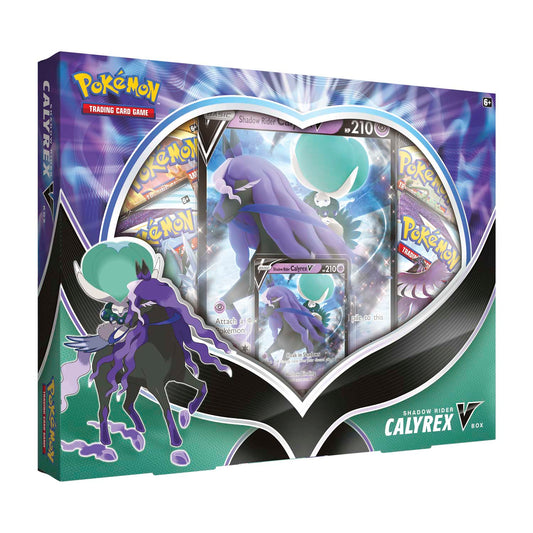 Pokémon TCG: Calyrex V Box (Shadow or Ice Rider) (Style May Vary)