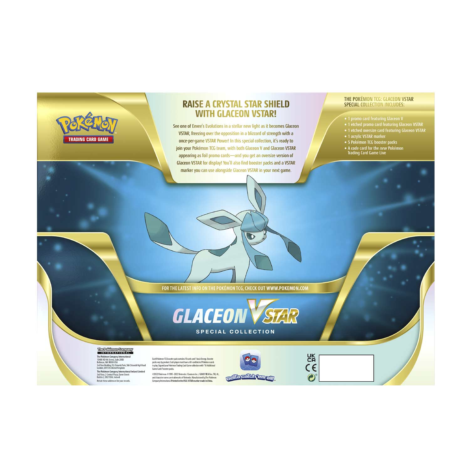 Pokémon TCG: Glaceon VSTAR Special Collection – T'z Toys & Games
