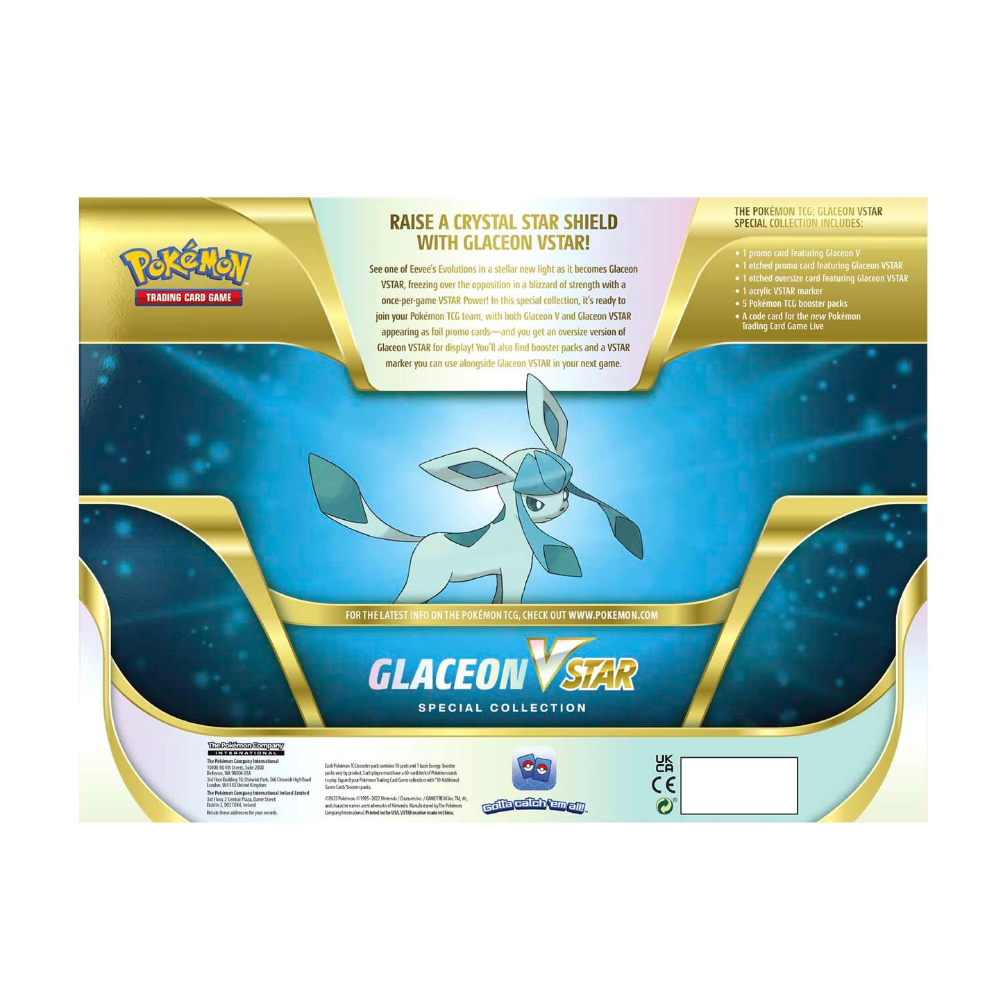 Pokémon TCG: Glaceon VSTAR Special Collection