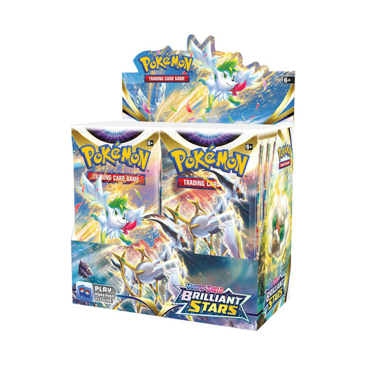 Pokémon TCG: Sword & Shield - Brilliant Stars Booster Display Box (36 Packs)