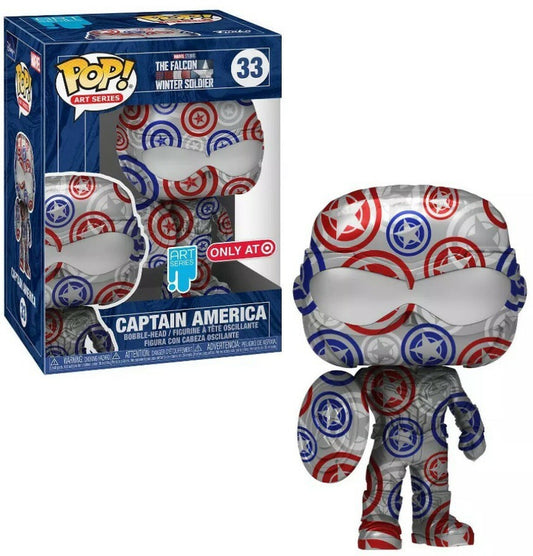 Funko Pop: Captain America 33 (Art Series, Only at Target)