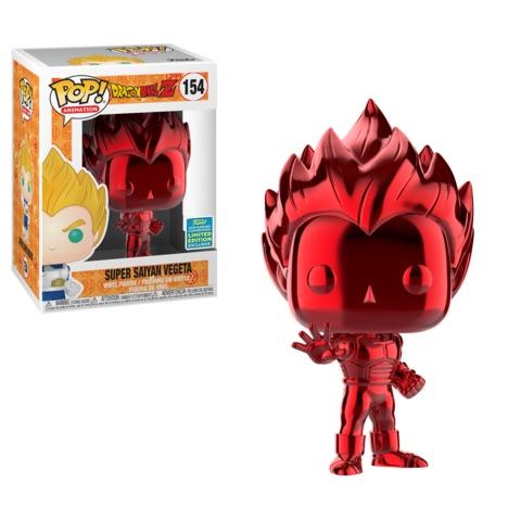 Funko Pop: Super Saiyan Vegeta (Red Chrome) 154 (2019 Summer Convention Limited Edition Excl.)
